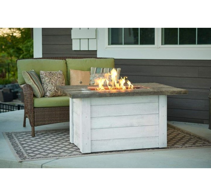 Outdoor Greatroom Company Alcott Fire Table W/1224 Burner - Lifestyle