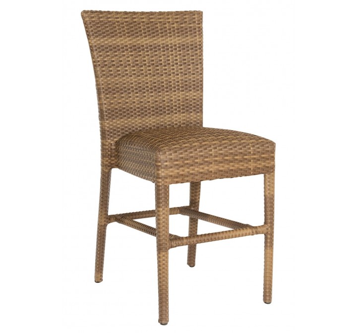 Woodard Et Cetera Padded Seat Counter Stool without Arms in Mocha