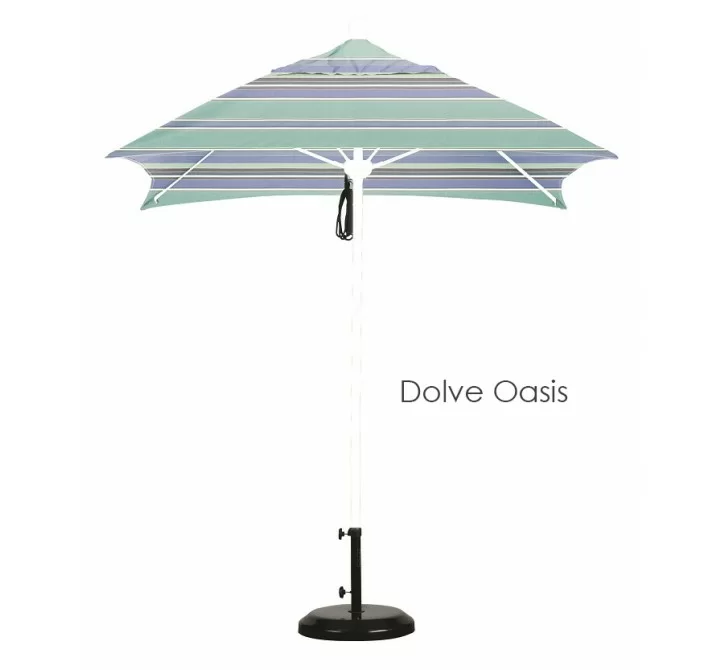 California Umbrella 6' Fiberglass Market Umbrella PO DVent Matte White - Subrella