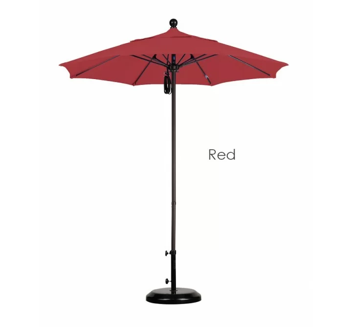 California Umbrella 7.5' Fiberglass Market Umbrella PO DVent Bronze - Pacifica