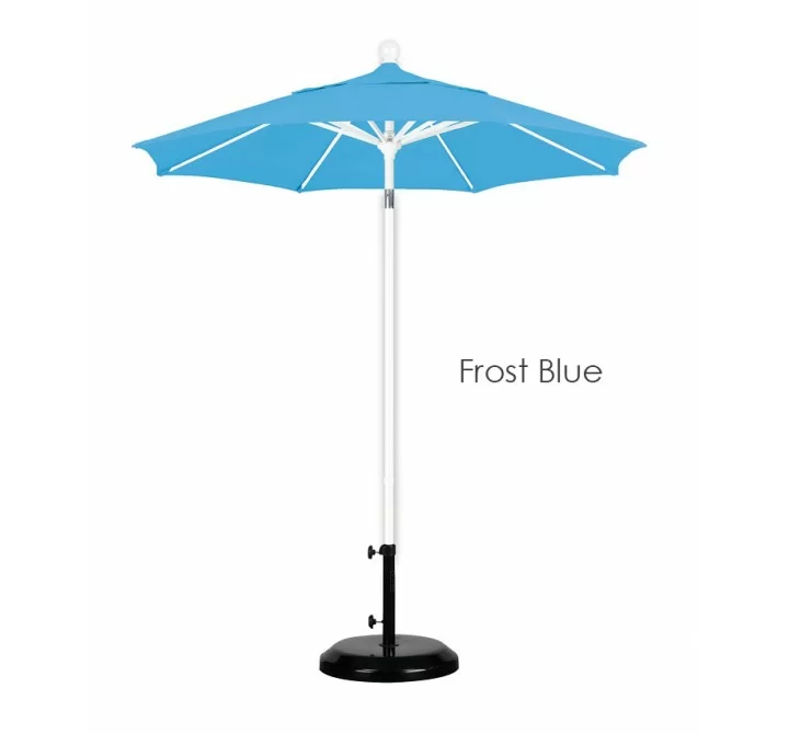 California Umbrella 7.5' Fiberglass Market Umbrella PO DVent Bronze - Olefin