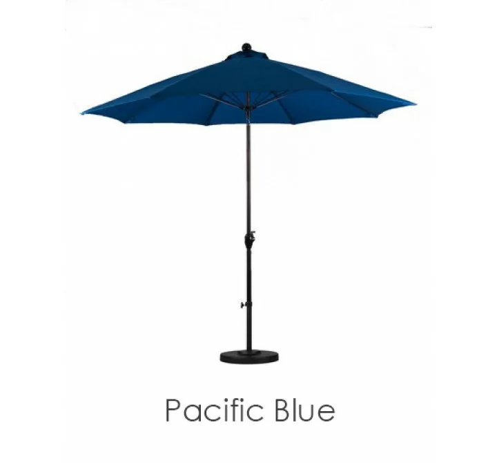 California Umbrella 9' WR Fiber Market Umbrella PT Bronze - Polyester