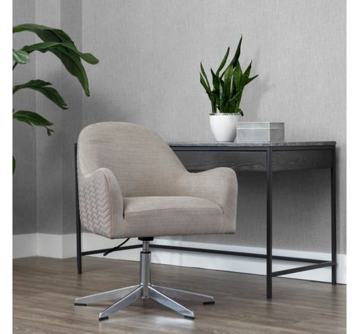 Sunpan Holland Office Chair - Zenith Taupe Grey / Taupe Sky - Lifestyle