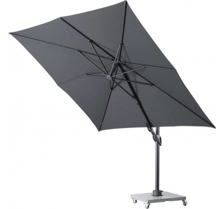 Amour Cantilever Outdoor 10ft Umbrella in Smoke Grey