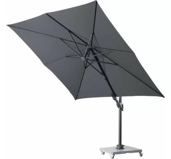 Amour Cantilever Outdoor 10ft Umbrella in Smoke Grey