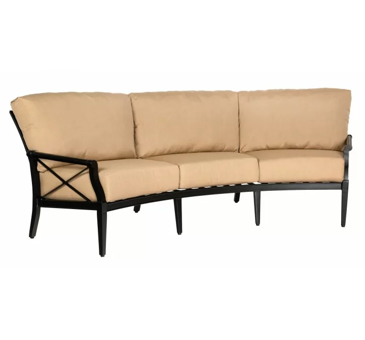Woodard Andover Crescent Sofa - Angled