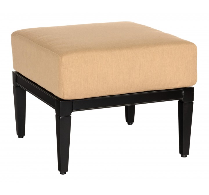 Woodard Andover Ottoman - Angled View
