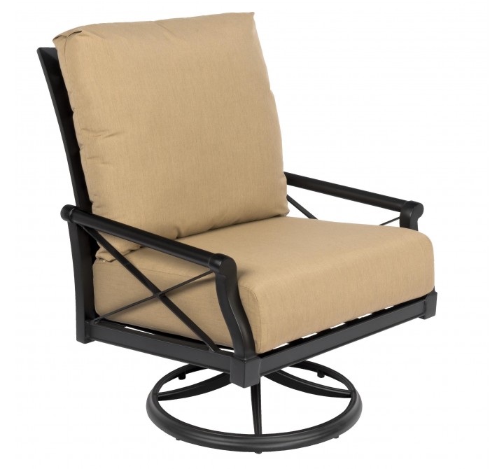 Woodard Andover Big Man's Swivel Rocking Lounge Chair