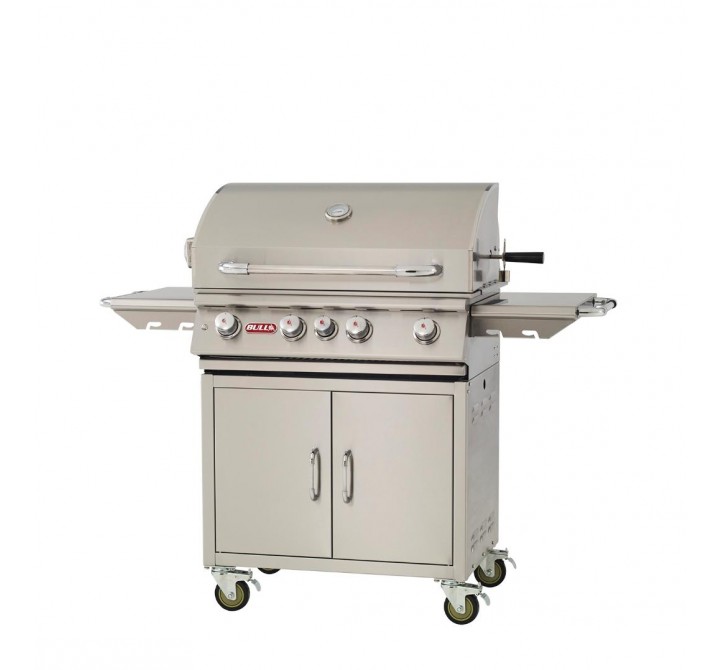 Bull BBQ Angus Complete Cart - Angled and Closed