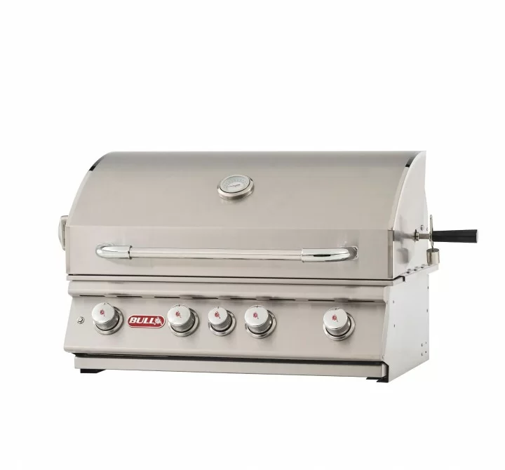 Bull BBQ 30" Angus Drop In Grill w/light LP/NG - 4 Burner - Angled