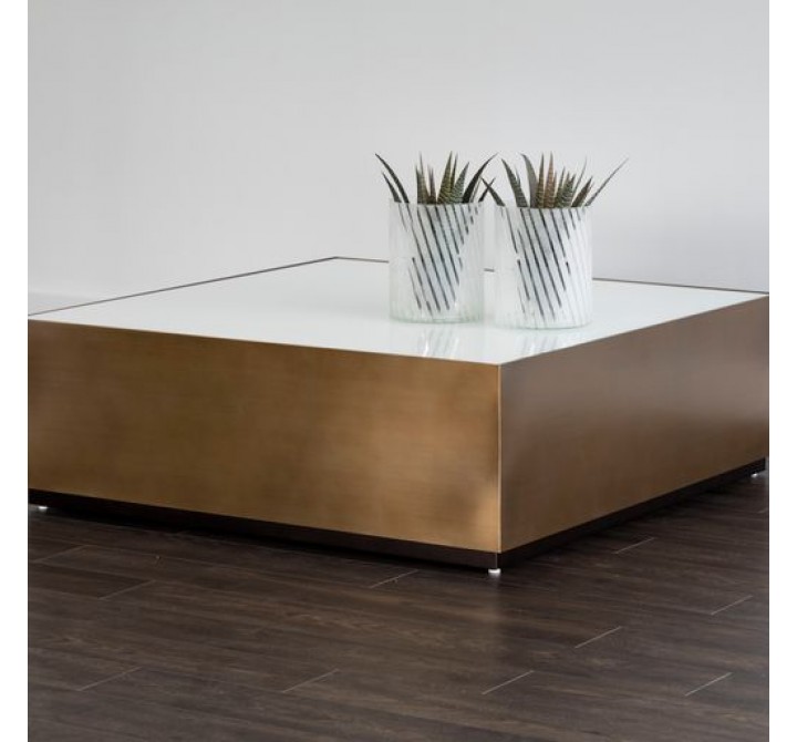 Sunpan Hudson Coffee Table - Lifestyle