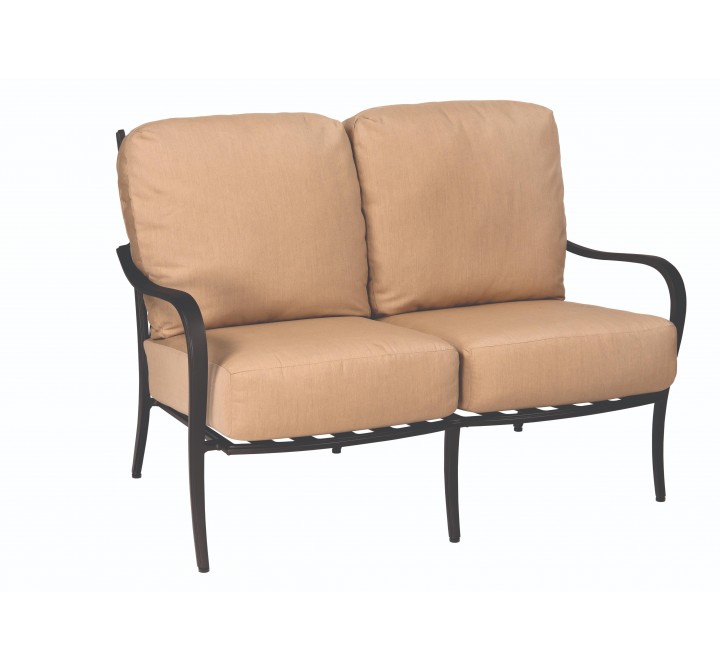 Woodard Apollo Love Seat - Angled
