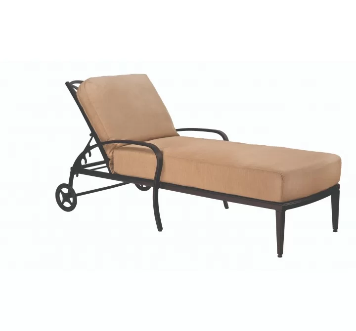 Woodard Apollo Chaise Lounge - Angled