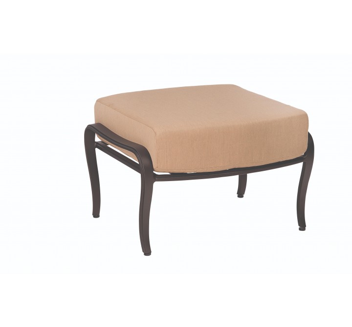 Woodard Apollo Ottoman - Angled