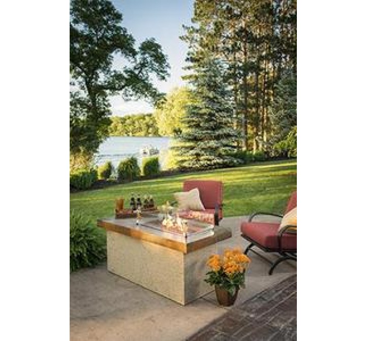 Outdoor Greatroom Company Artisan Fire Table - Lifestyle