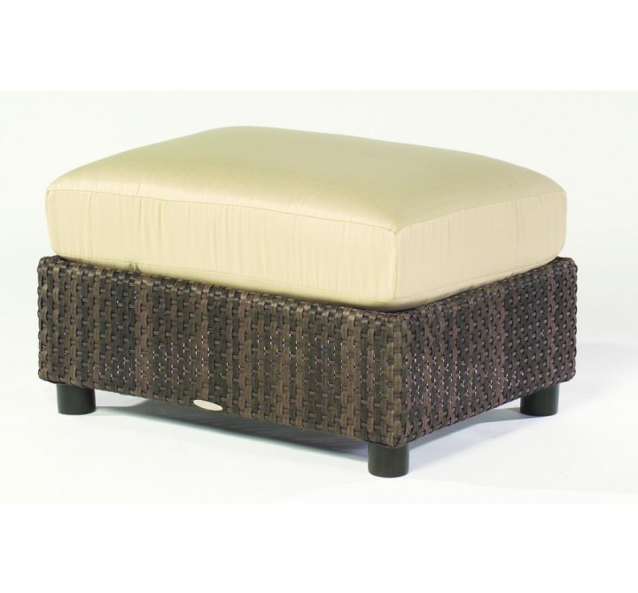 Woodard Aruba Wicker Ottoman