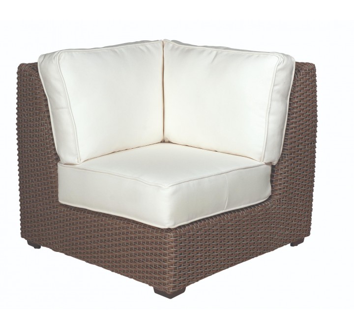Woodard Augusta Wicker Corner Sectional Chair