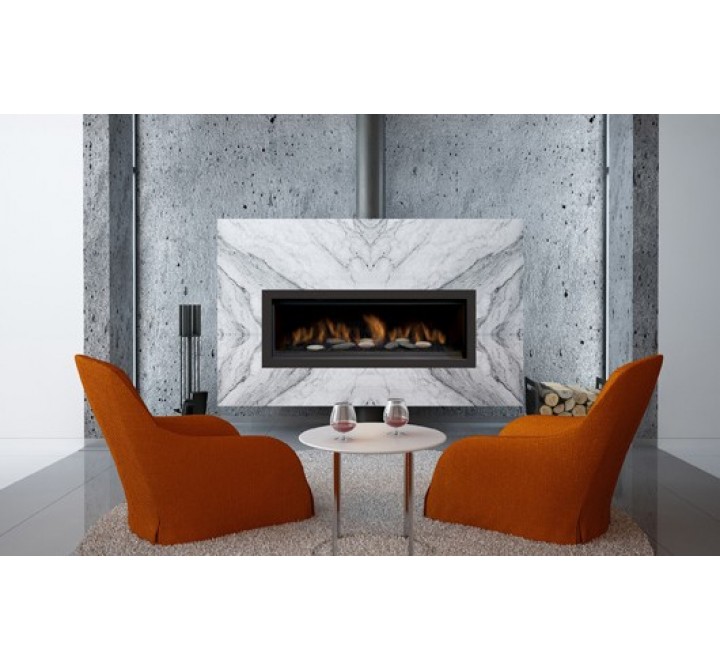 Sierra Flame Austin 65" Natural Gas Direct Vent Linear - Lifestyle