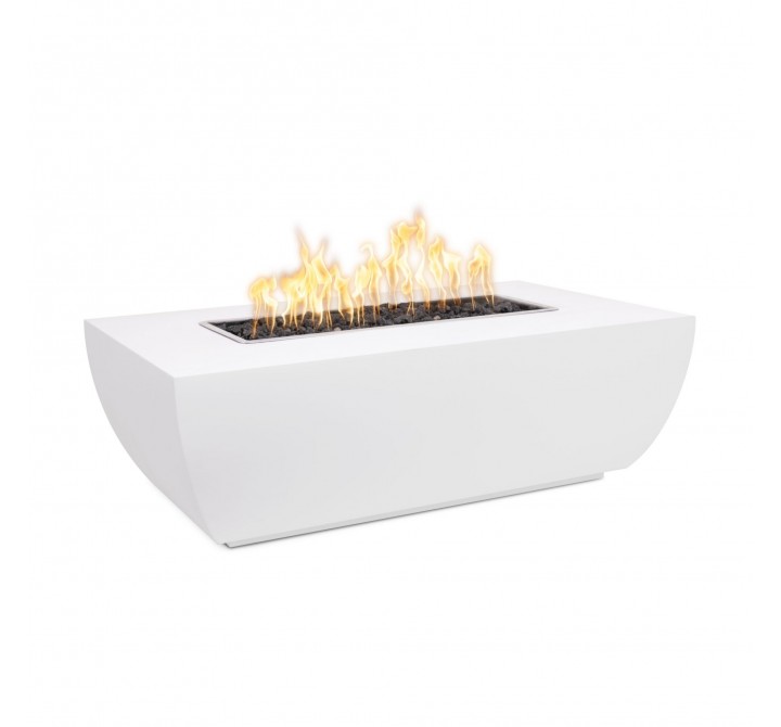 The Outdoor Plus 48" X 28" Avalon Copper Fire Pit - 15” Tall - Match Lit
