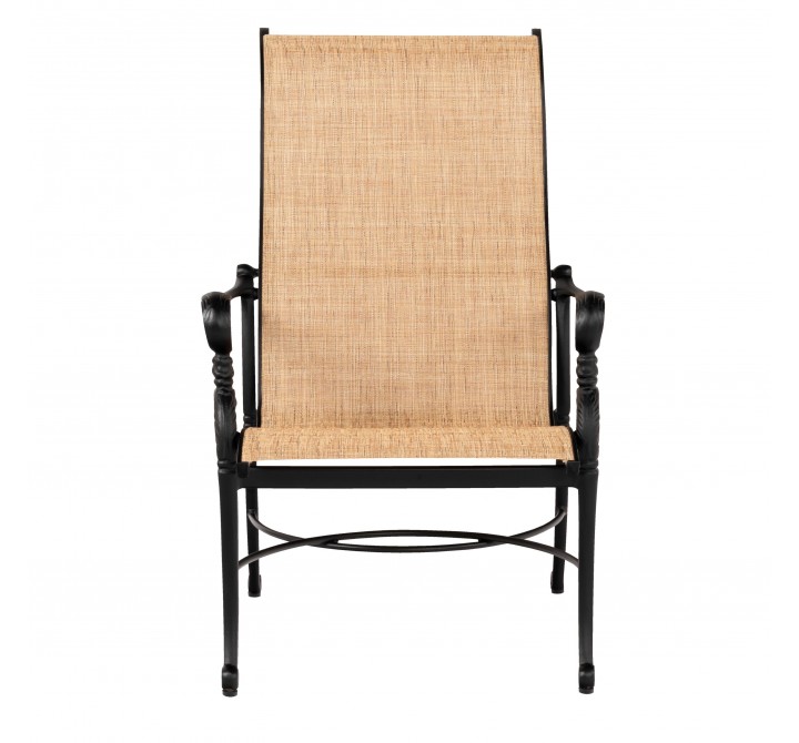 Woodard Avondale Sling Dining Arm Chair - Front