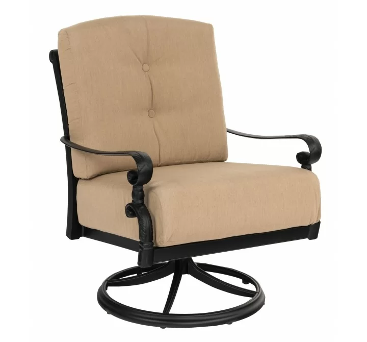 Woodard Avondale Swivel Rocking Lounge Chair - Angled