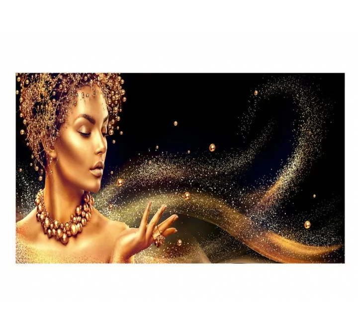 Golden 40''x72'' Acrylic Color Painting
