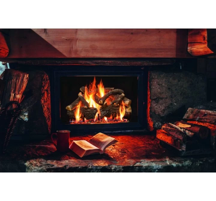 Grand Canyon AZ Weathered Oak Charred 7 Pc Set- Logs Only