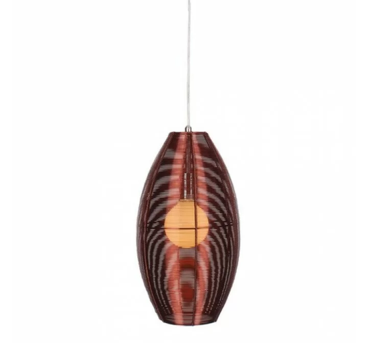 Bromi Lenox Lenox 1 Light Cone Maroon Pendant