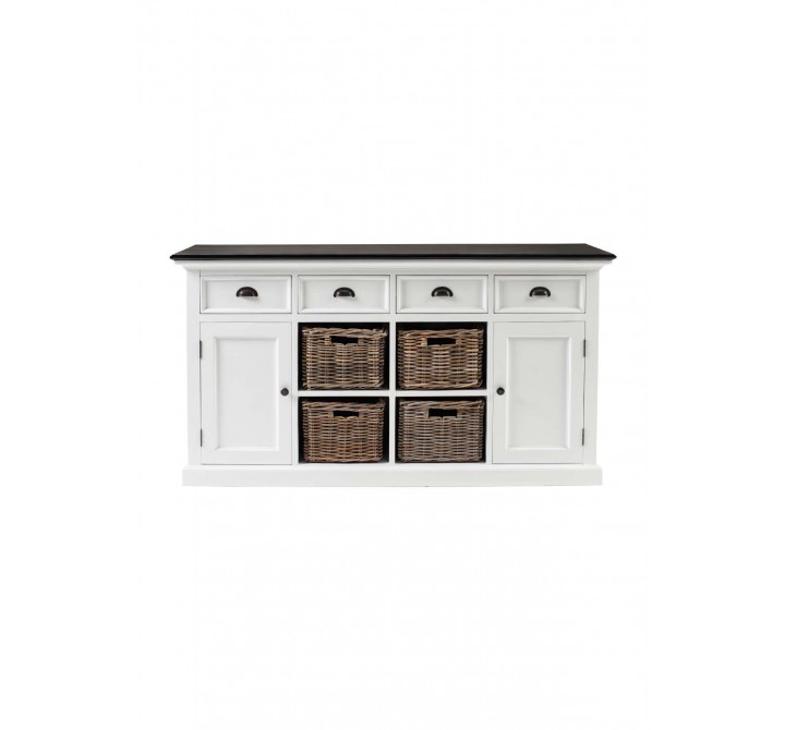 Nova Solo Halifax Contrast Buffet with 4 Baskets - Front Angle