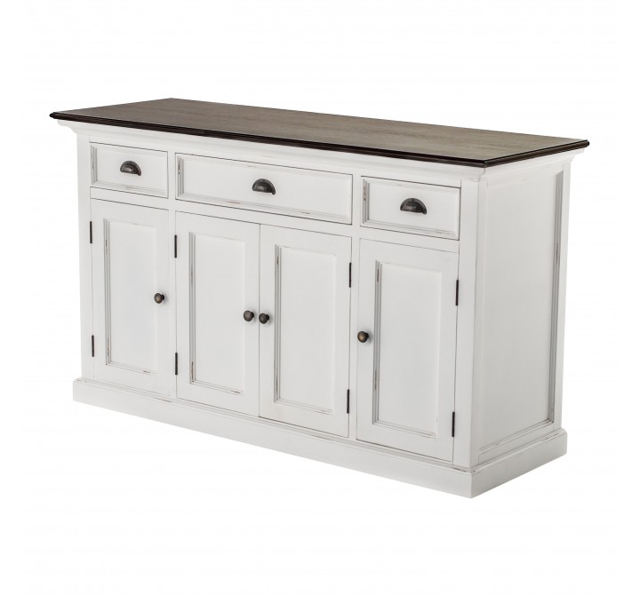 Nova Solo Halifax Buffet with 4 Doors 3 Drawers - Angled