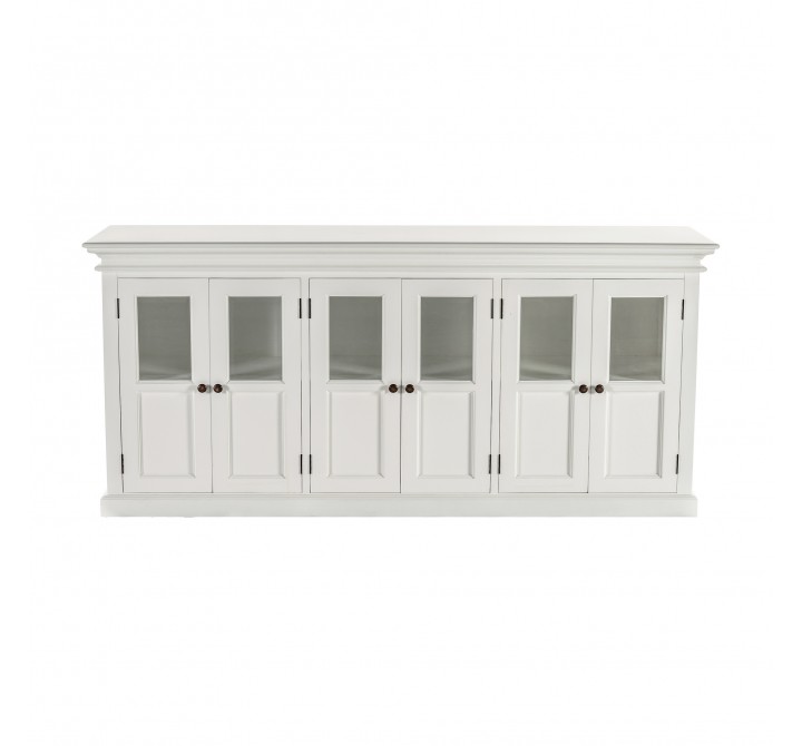 Nova Solo Halifax Buffet with 6 Glass Doors - Front Angle
