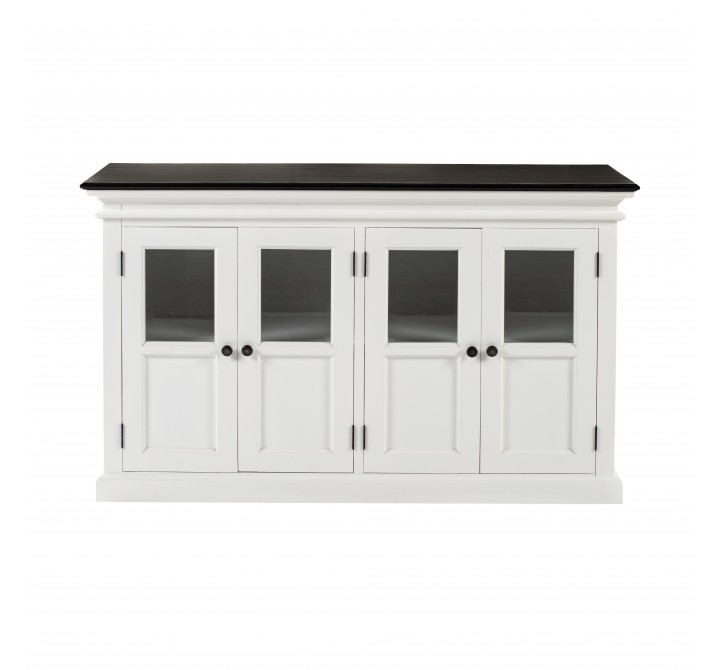 Nova Solo Halifax Contrast Buffet, with 4 Glass Doors - Front Angle