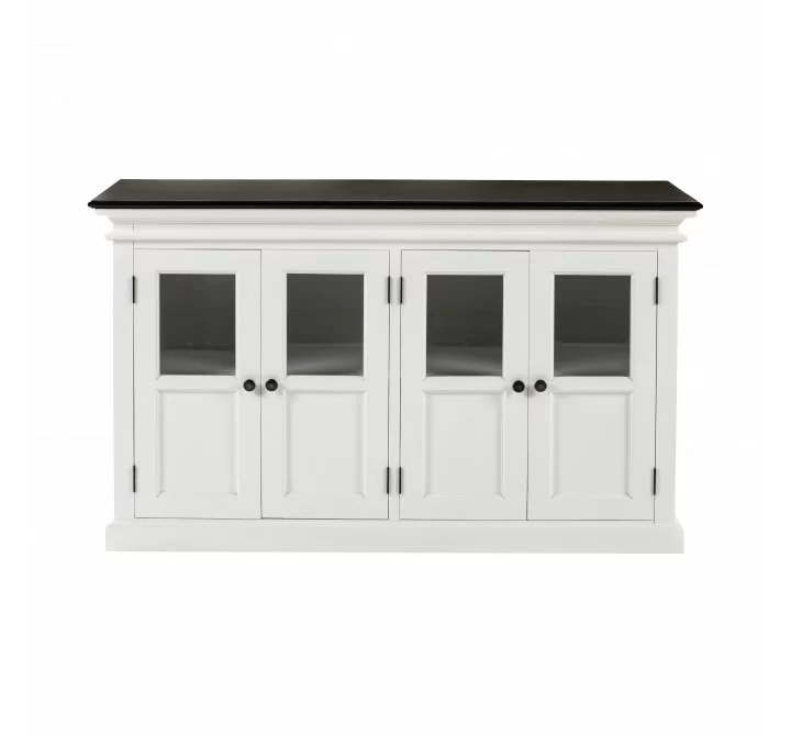 Nova Solo Halifax Contrast Buffet, with 4 Glass Doors - Front Angle