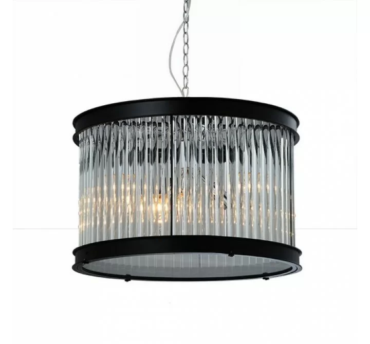 Bromi Sussex Glass and Metal 1 Light Pendant