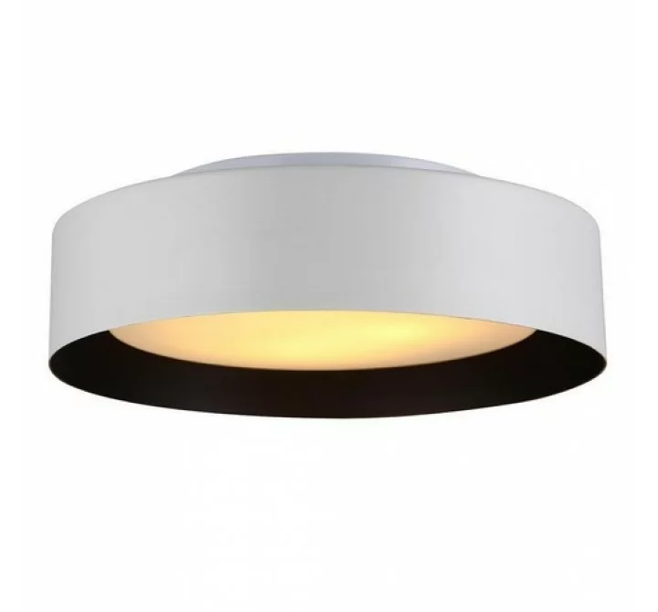 Bromi Lynch White & Black Flush Mount Ceiling Light
