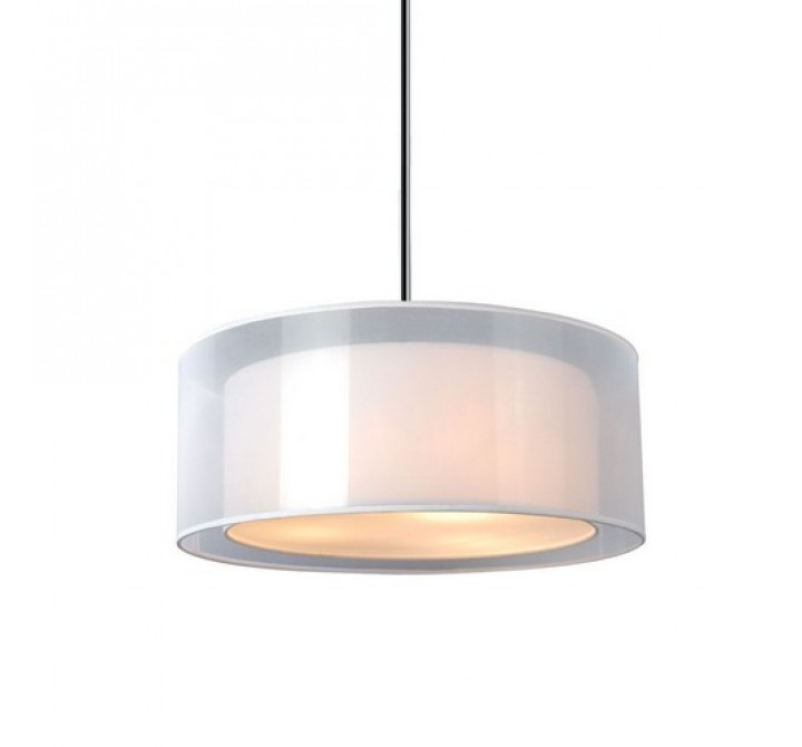 Bromi Phoenix 15 Inch White Pendant