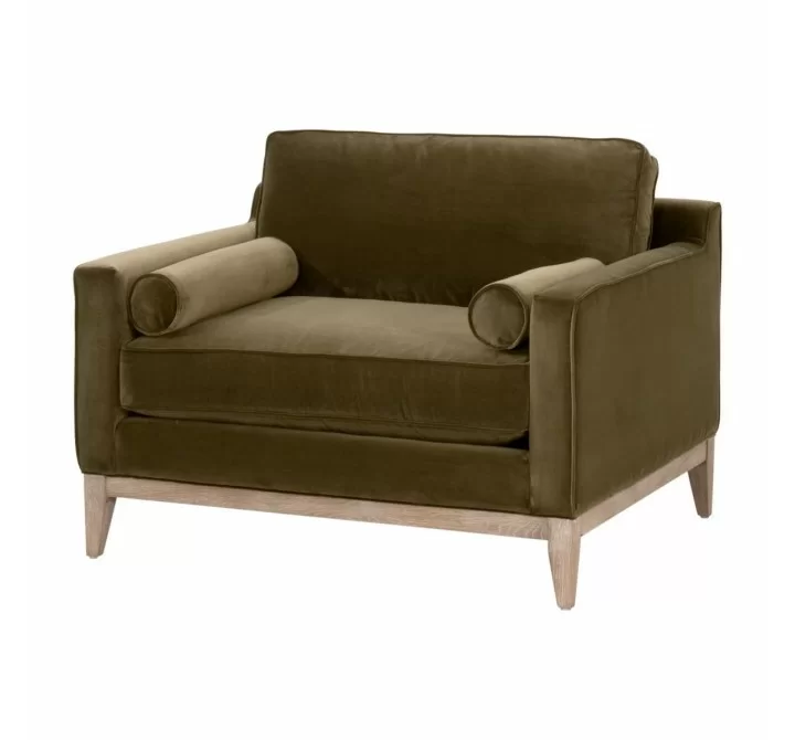 Essentials for Living Parker Post Modern Sofa Chair - Front Side Angle
