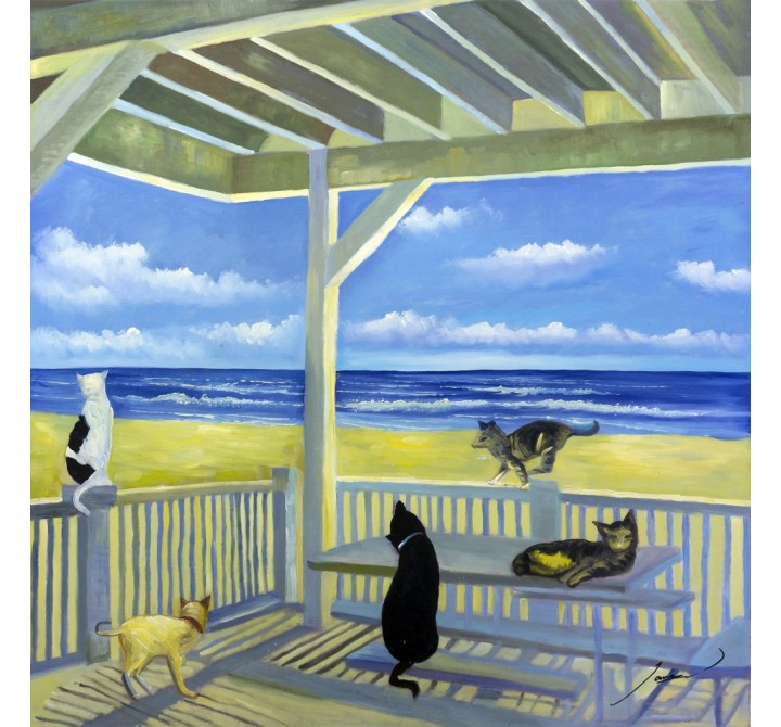 Ocean Cats Wall Art