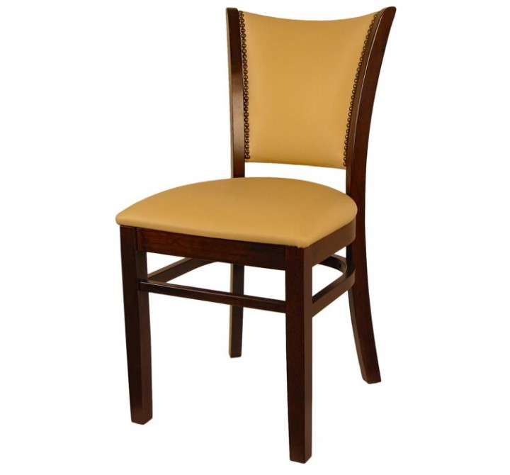 H&D Seating Back Wood Upholstered Dining Chair - Set of 2