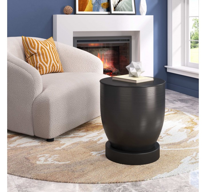 Baku Side Table Black - Lifestyle