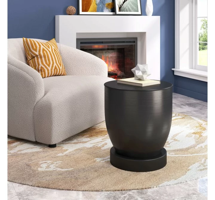 Baku Side Table Black - Lifestyle
