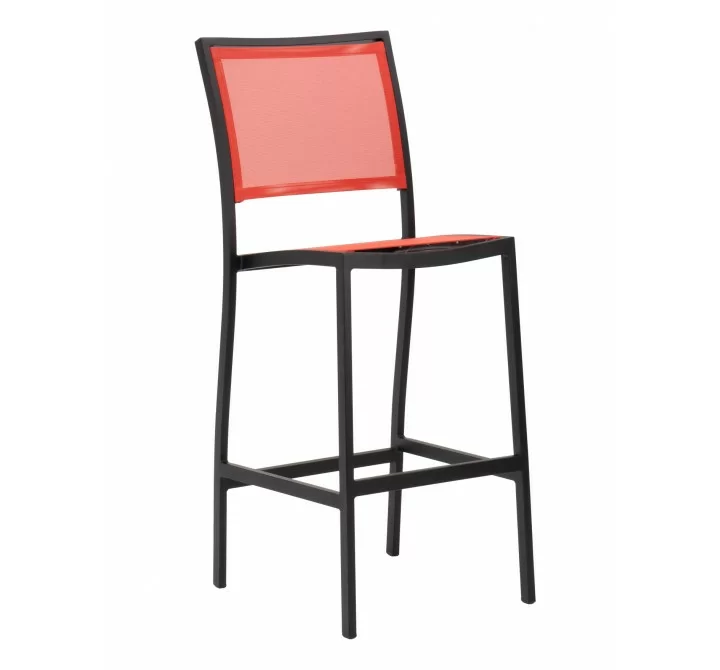 Aluminum Barstool - Red