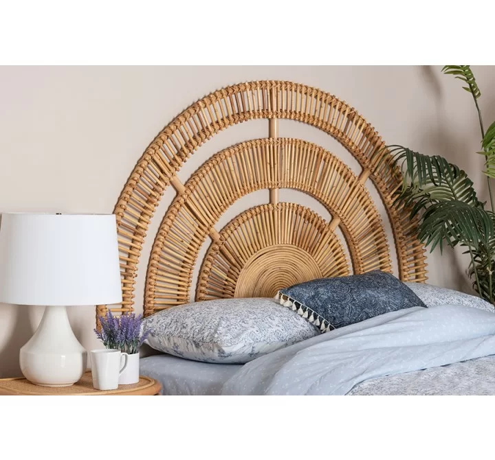 bali & pari Luna Natural Rattan Headboard - lifestyle