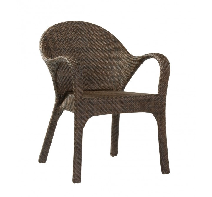 Woodard Et Cetera Bali Small Dining Chair - Angled
