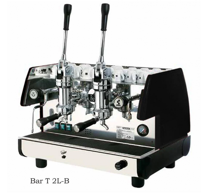 La Pavoni Trad. BAR-T 2 Group, Lever, 4370 W/ 230 V Black