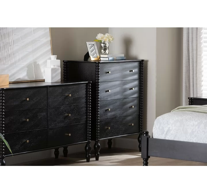 Baxton Studio Callison Spindle Chest - lifestyle
