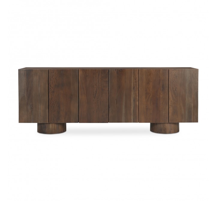 Moe’s Home Collection Hadley Sideboard in Warm Brown - Front