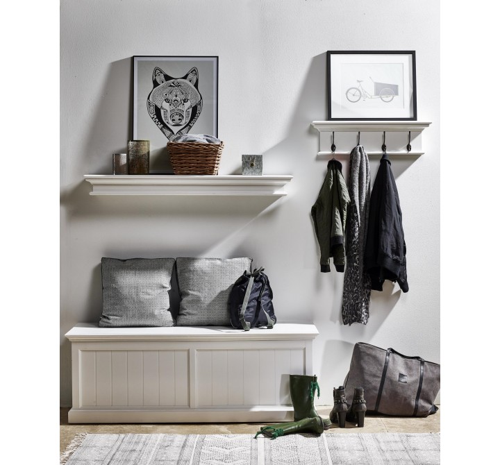 Nova Solo Floating Wall Shelf - Long - Lifestyle