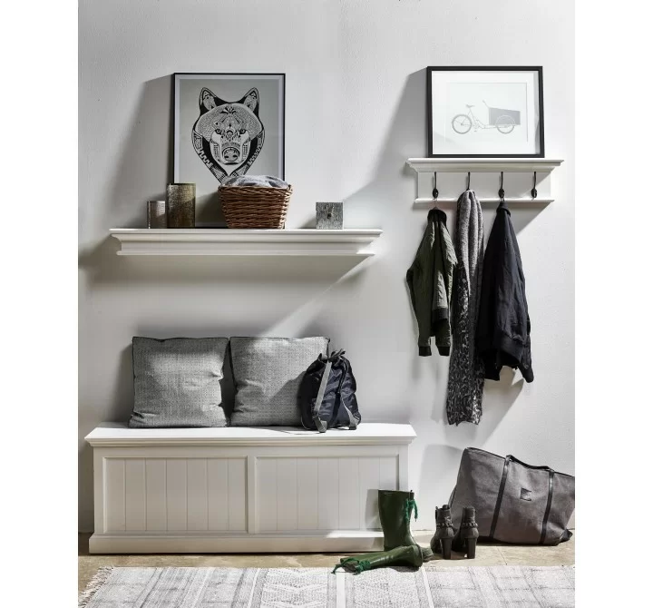 Nova Solo Floating Wall Shelf - Long - Lifestyle