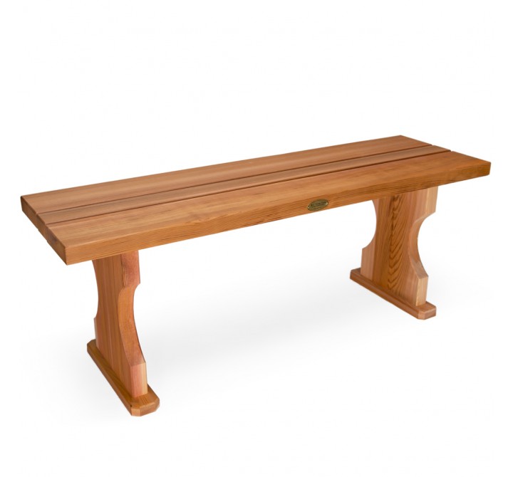 All Things Cedar 4' Backless Bench